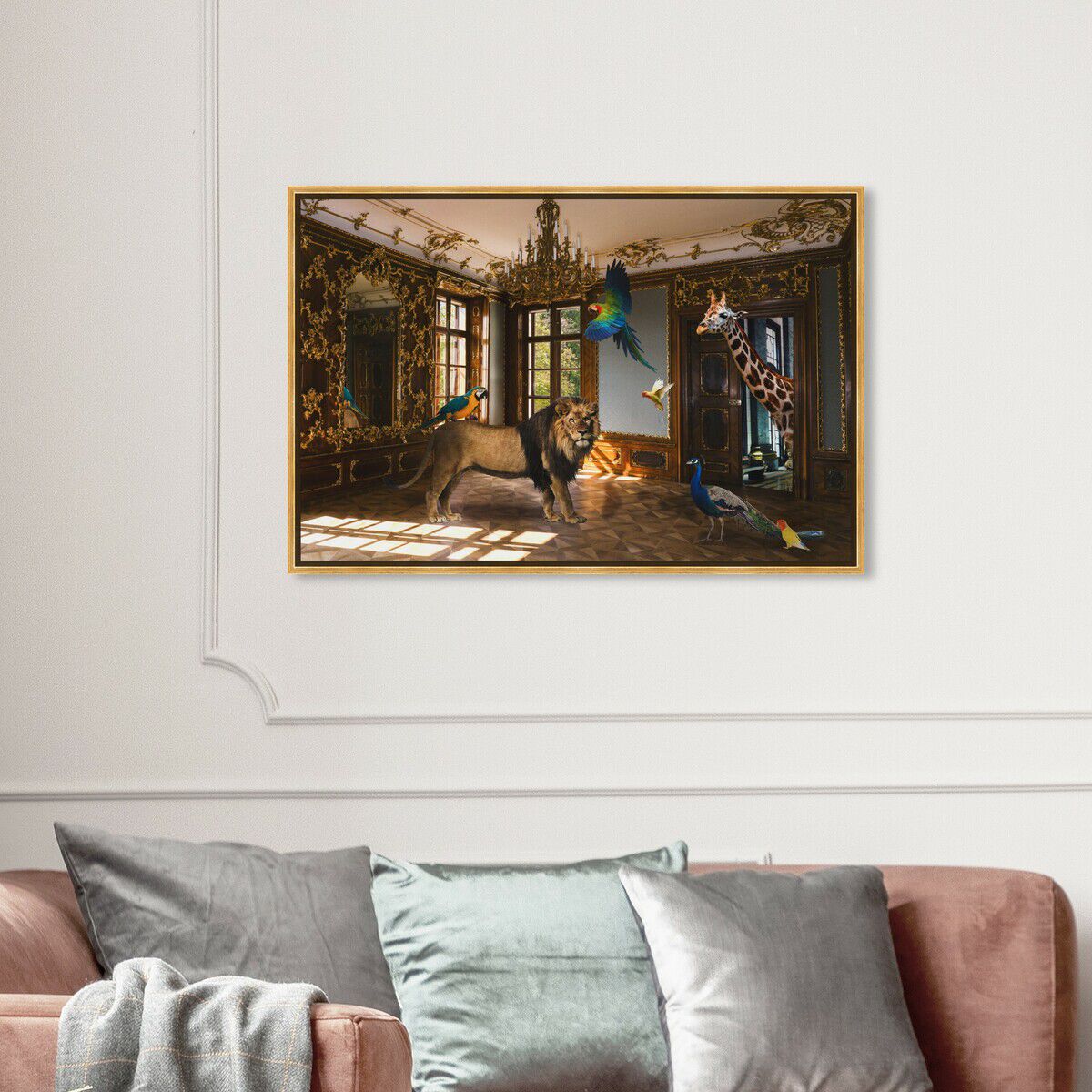 54x36/Framed Canvas/PSGLD