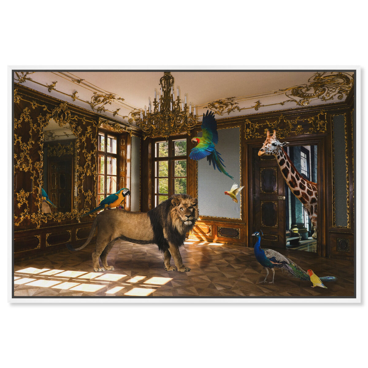 54x36/Framed Canvas/WFL