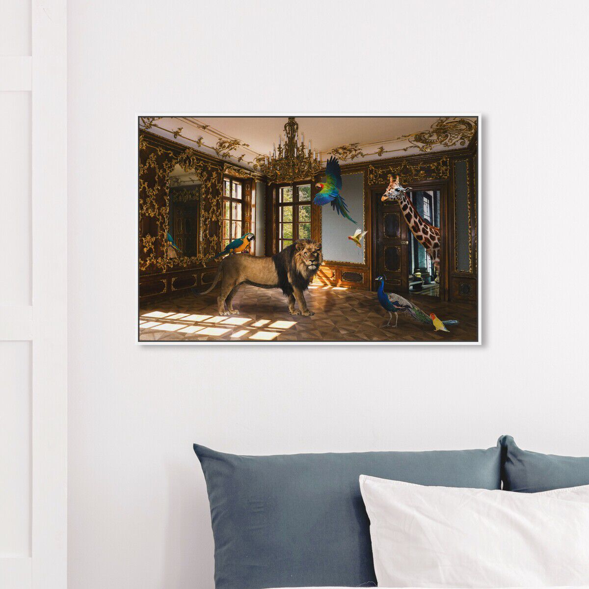 54x36/Framed Canvas/WFL
