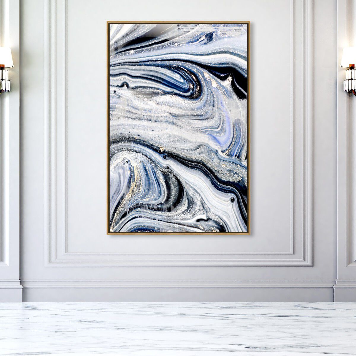36x54/Framed Canvas/PSGLD