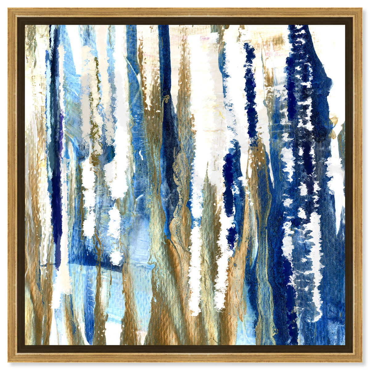 40x40/Framed Canvas/PSGLD
