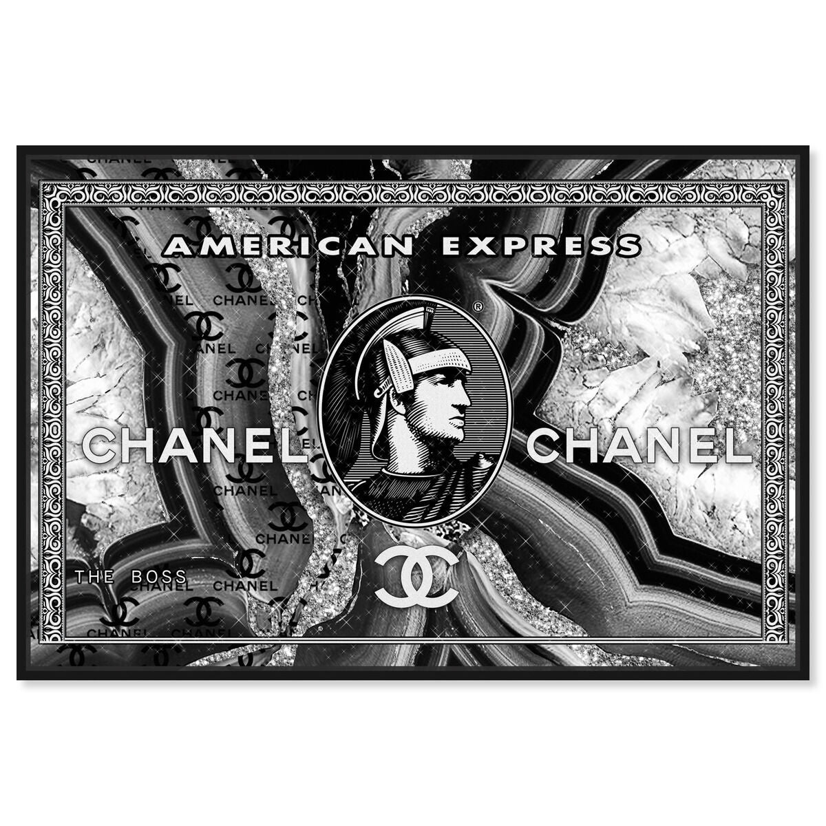 Oliver Gal エッフェル塔 アートパネル Platinum Express: Glam Wall Art | Oliver Gal