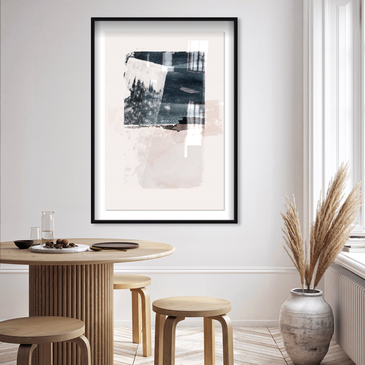 36x54/Shadowbox/SBB/White Spackle
