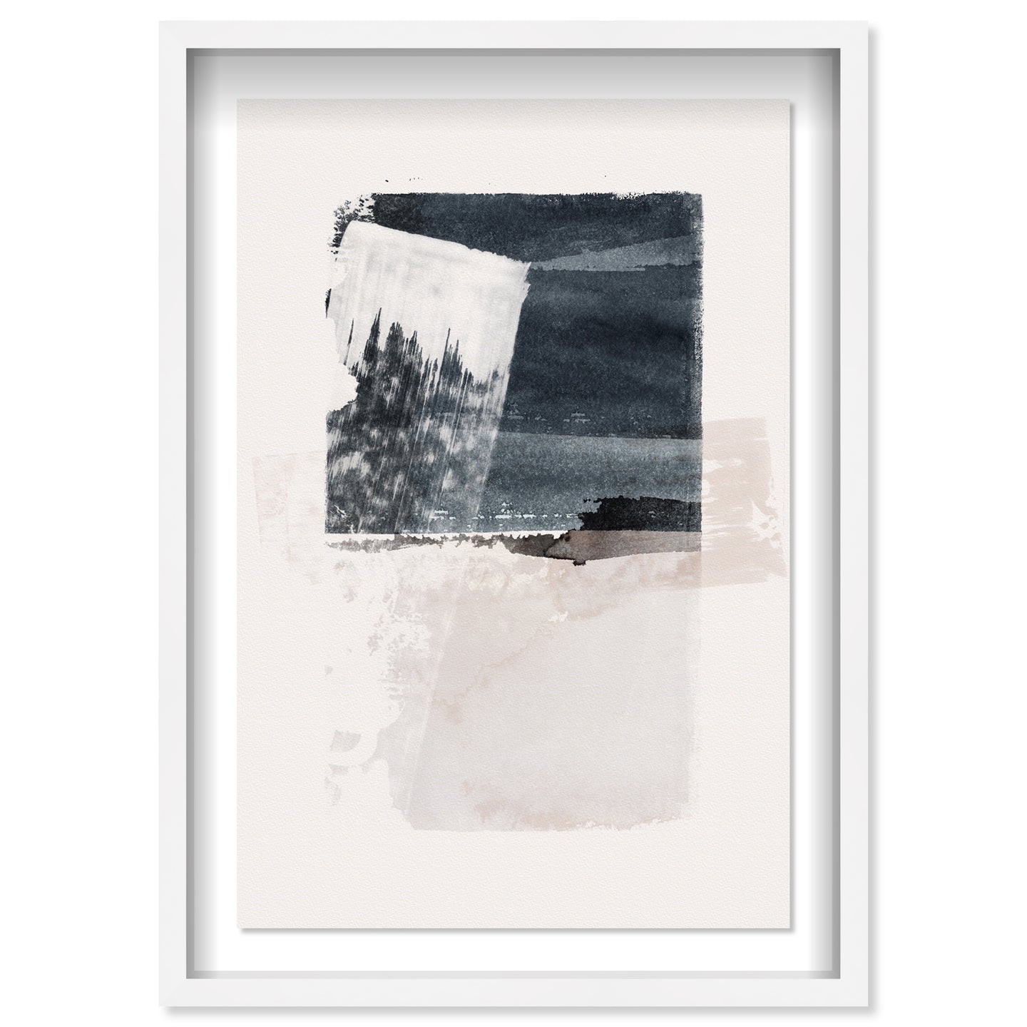 36x54/Shadowbox/SBW/White Spackle