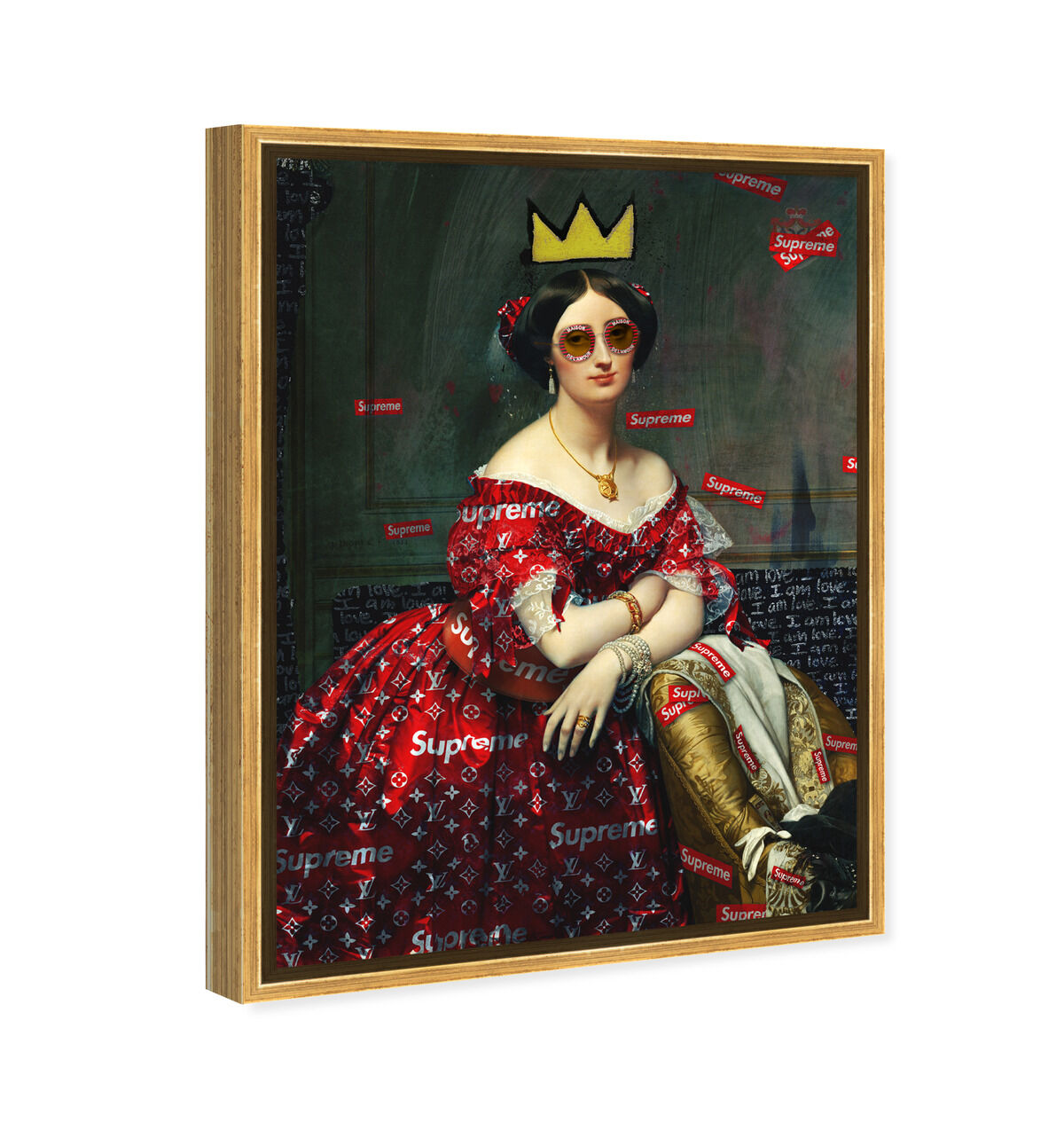 36x54/Framed Canvas/PSGLD