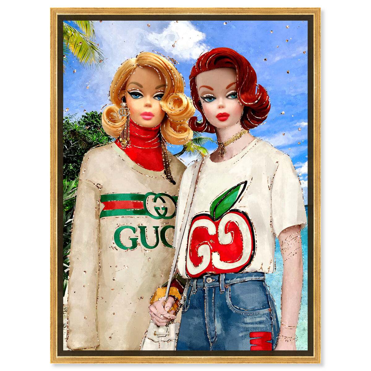 36x54/Framed Canvas/PSGLD