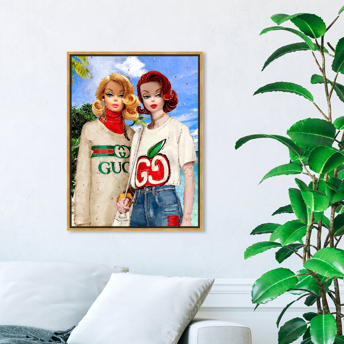 36x54/Framed Canvas/PSGLD