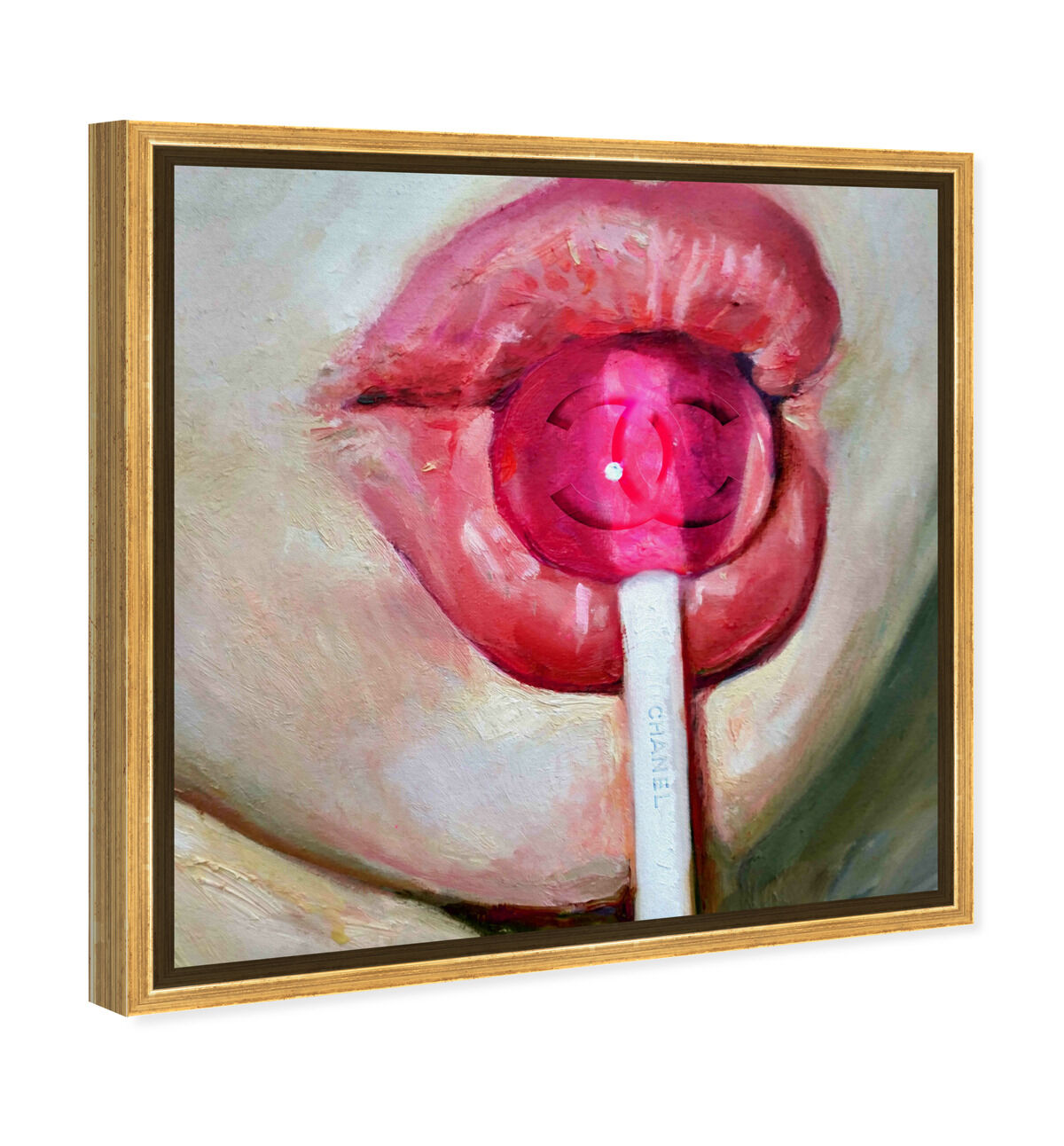 40x40/Framed Canvas/PSGLD
