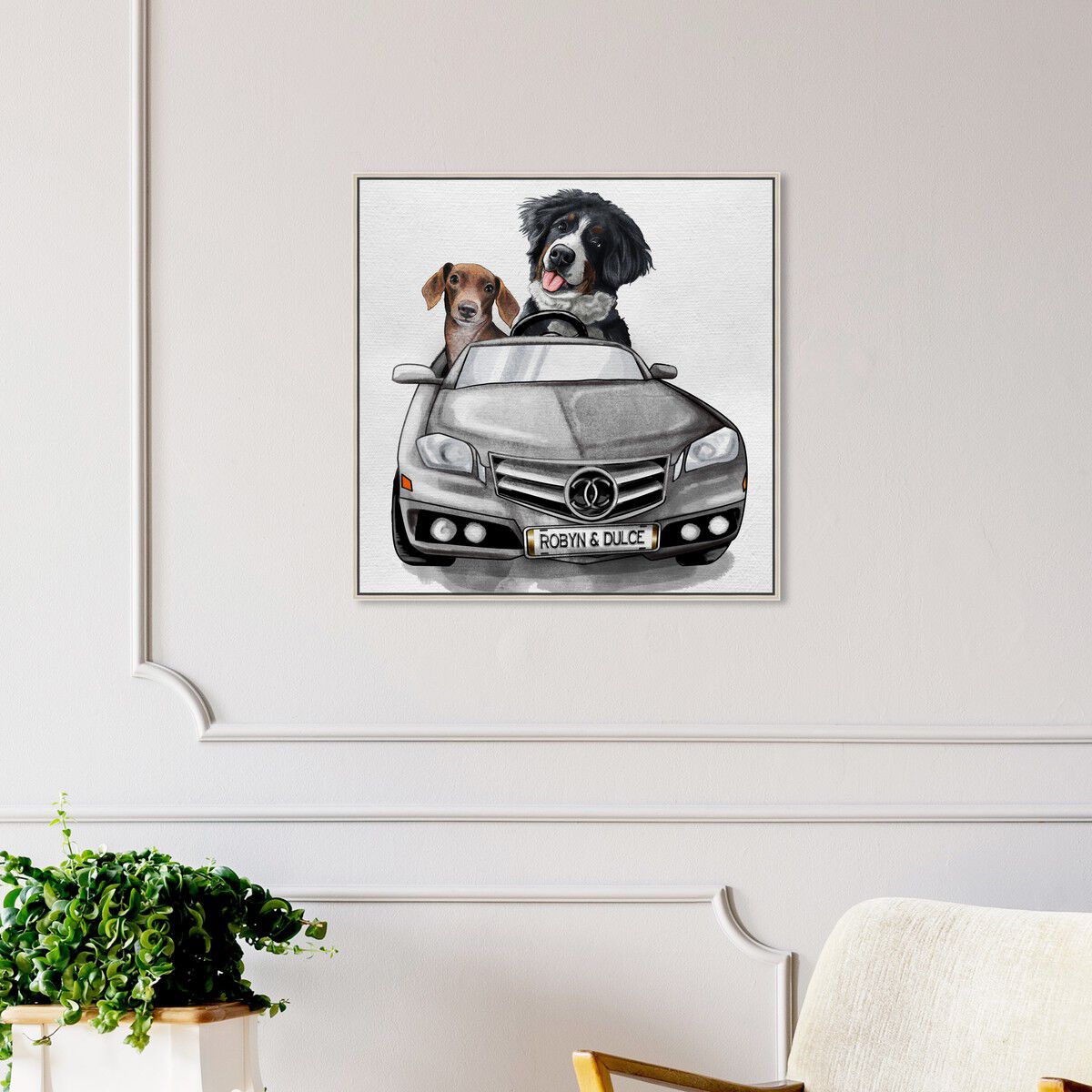 40x40/Framed Canvas/CFL