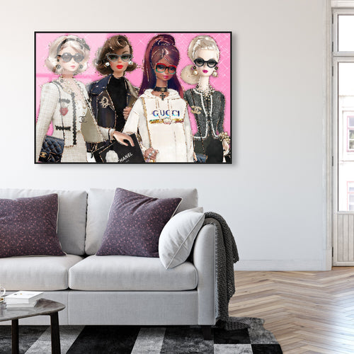 You Can't Sit With Us | Fashion Wall Art by The Oliver Gal
