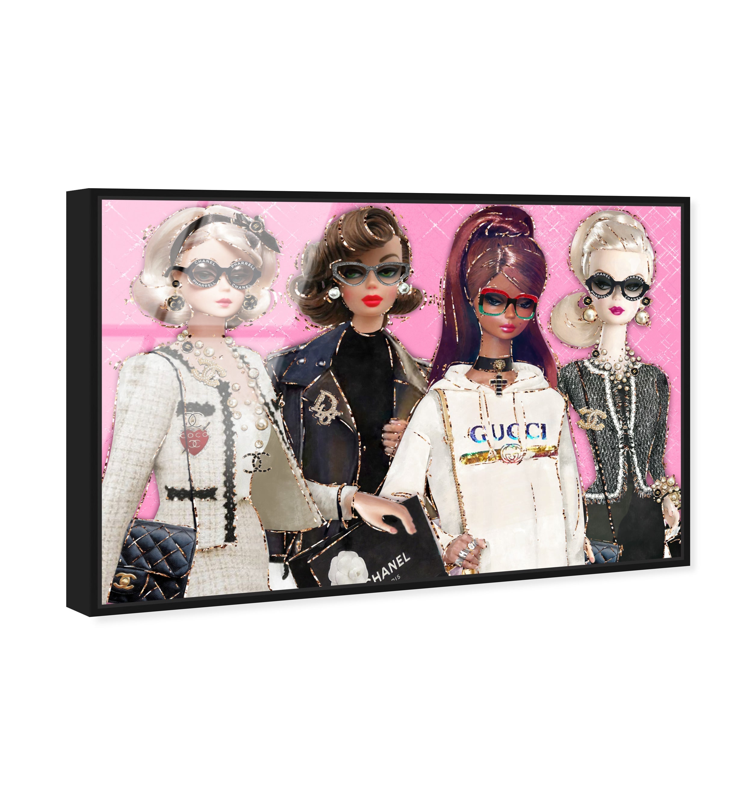 You Can't Sit With Us | Fashion Wall Art by The Oliver Gal