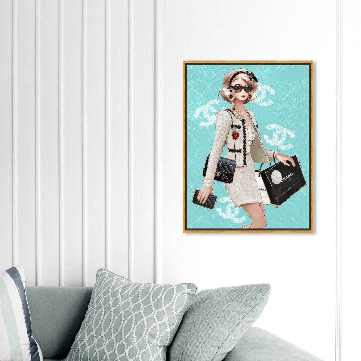 36x54/Framed Canvas/PSGLD
