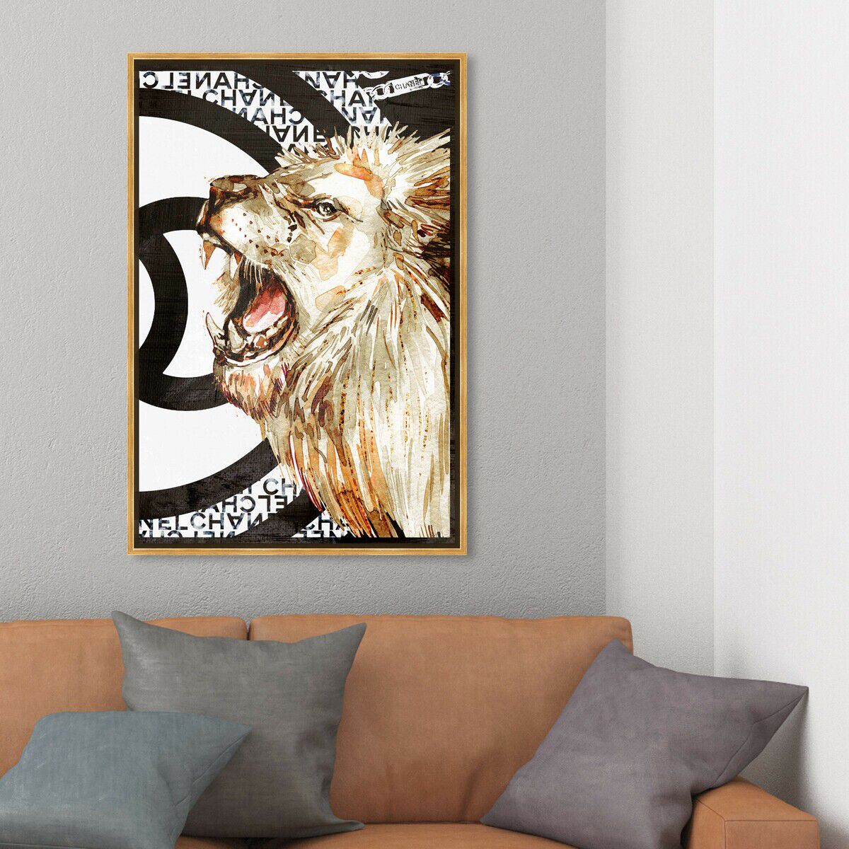 36x54/Framed Canvas/PSGLD