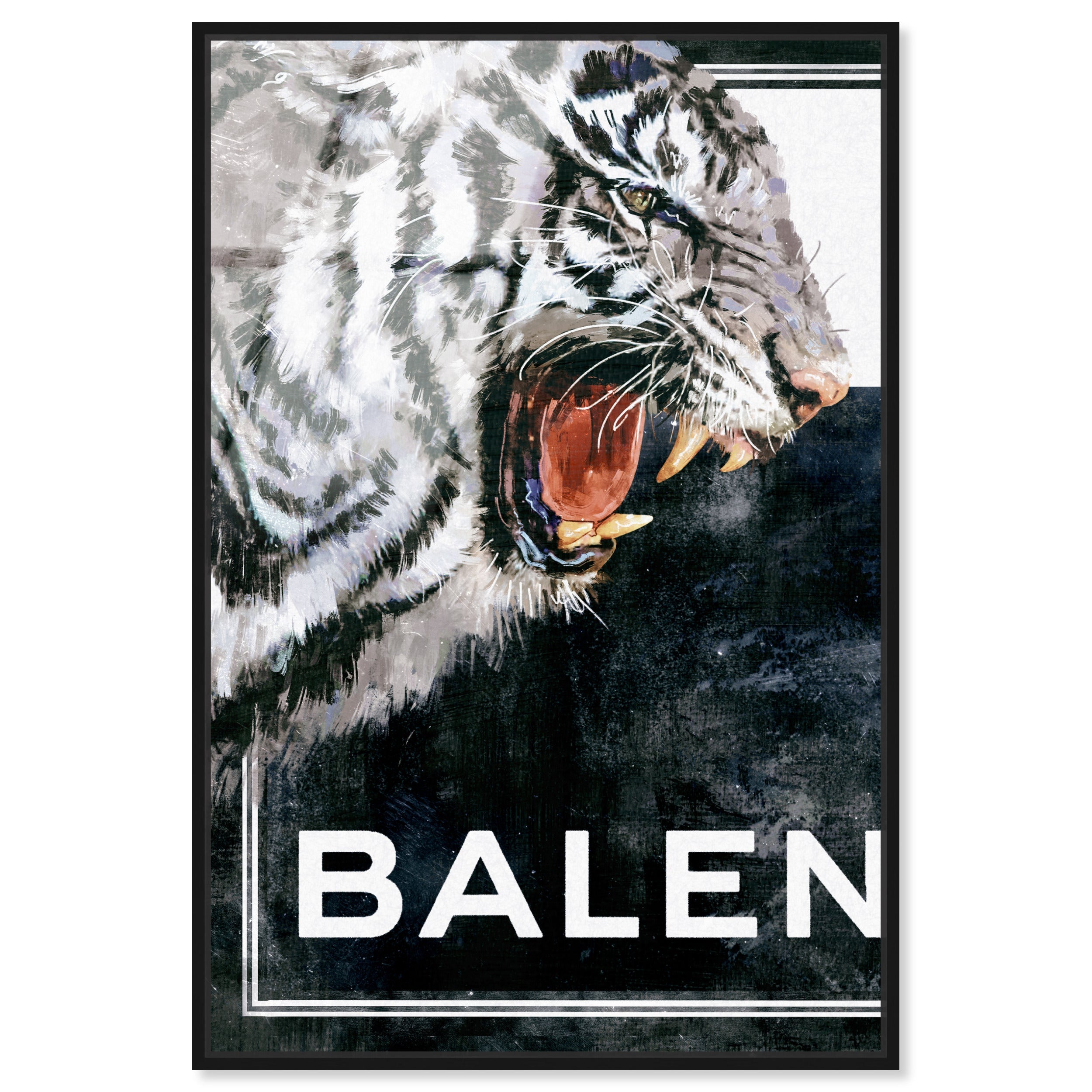 Tiger Effect Symbol I: Animals & Fashion Wall Art | Oliver Gal