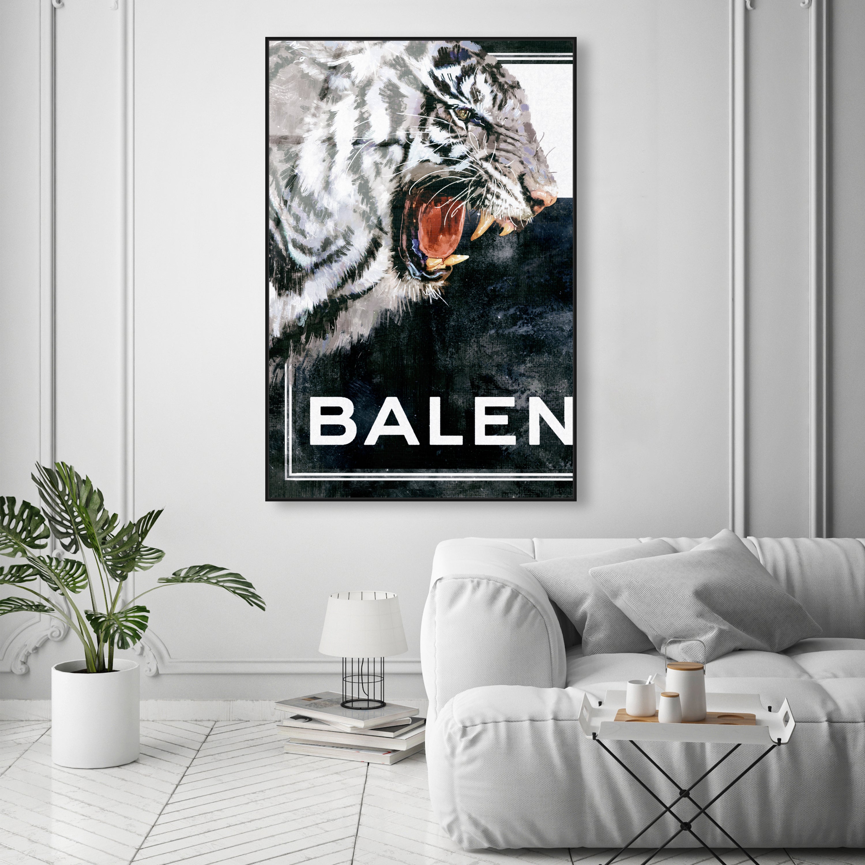 Tiger Effect Symbol I: Animals & Fashion Wall Art | Oliver Gal