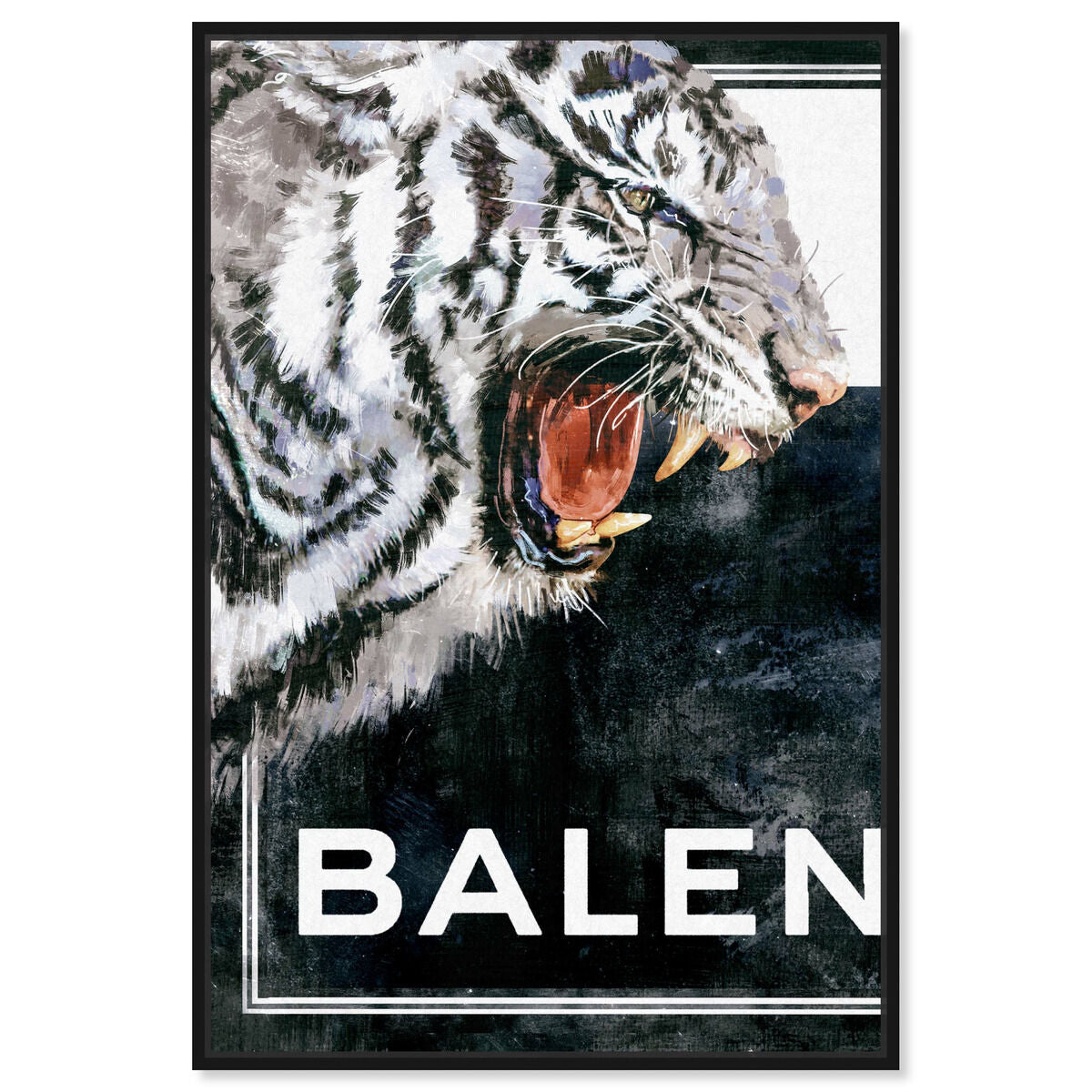 Tiger Effect Symbol I: Animals & Fashion Wall Art | Oliver Gal