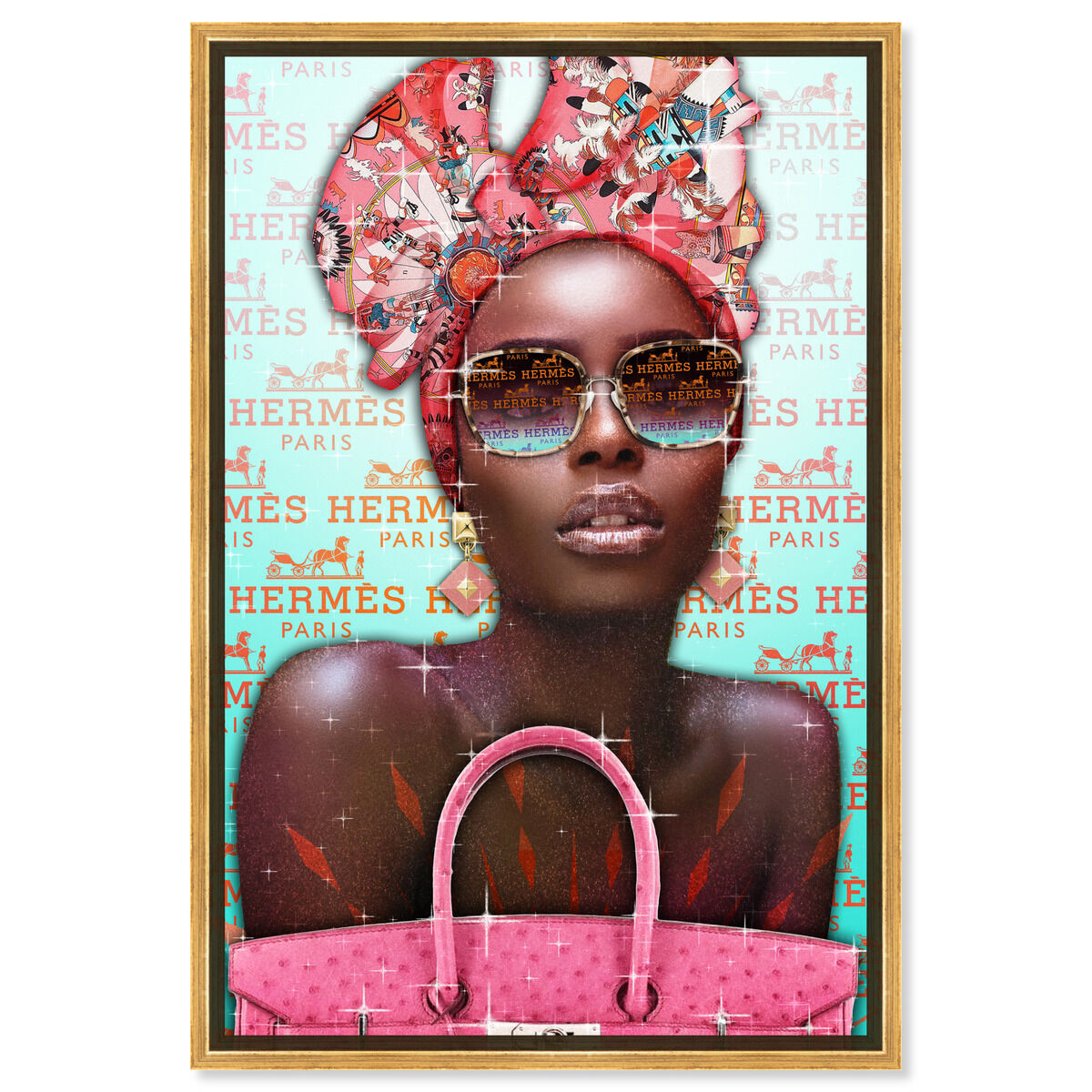 36x54/Framed Canvas/PSGLD