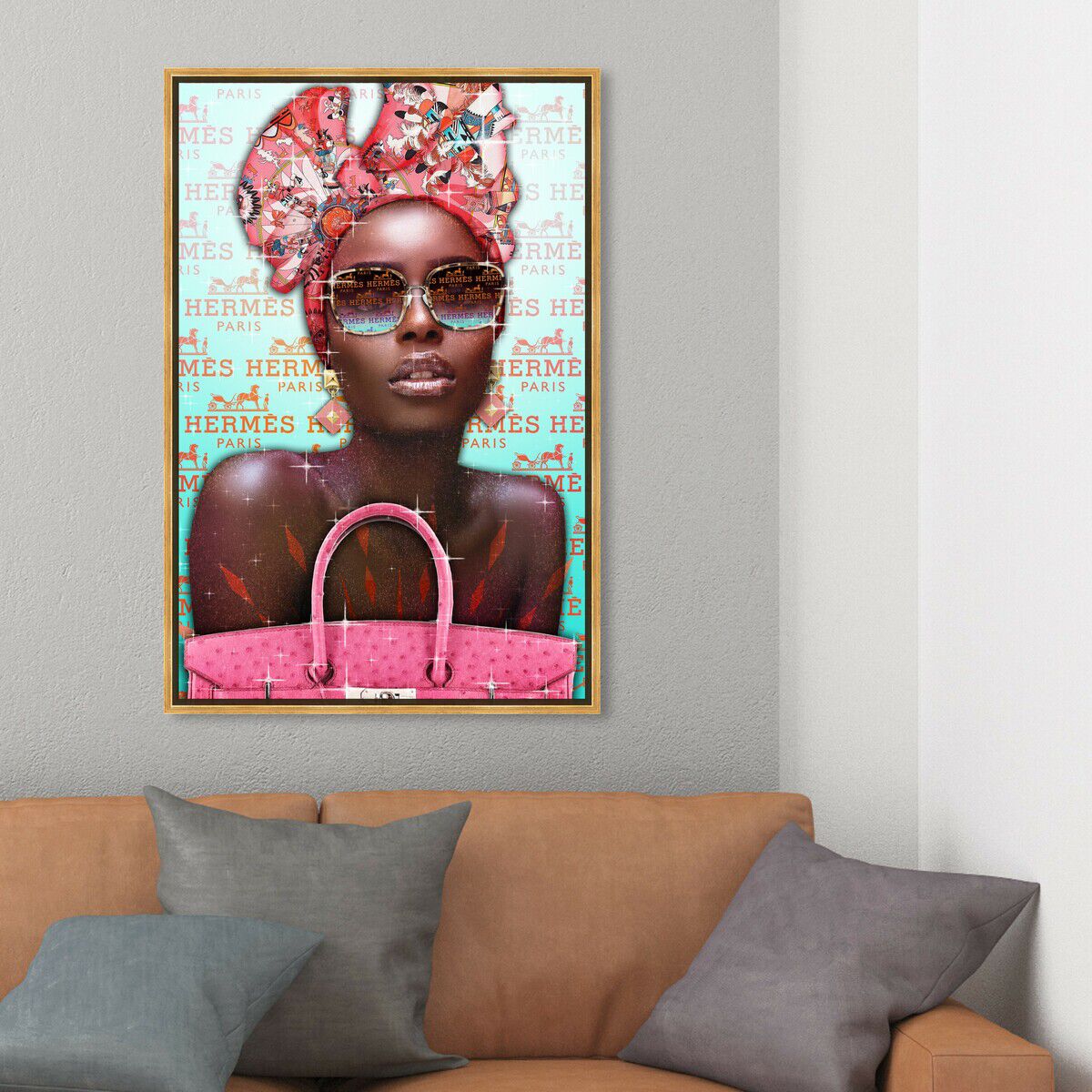 36x54/Framed Canvas/PSGLD
