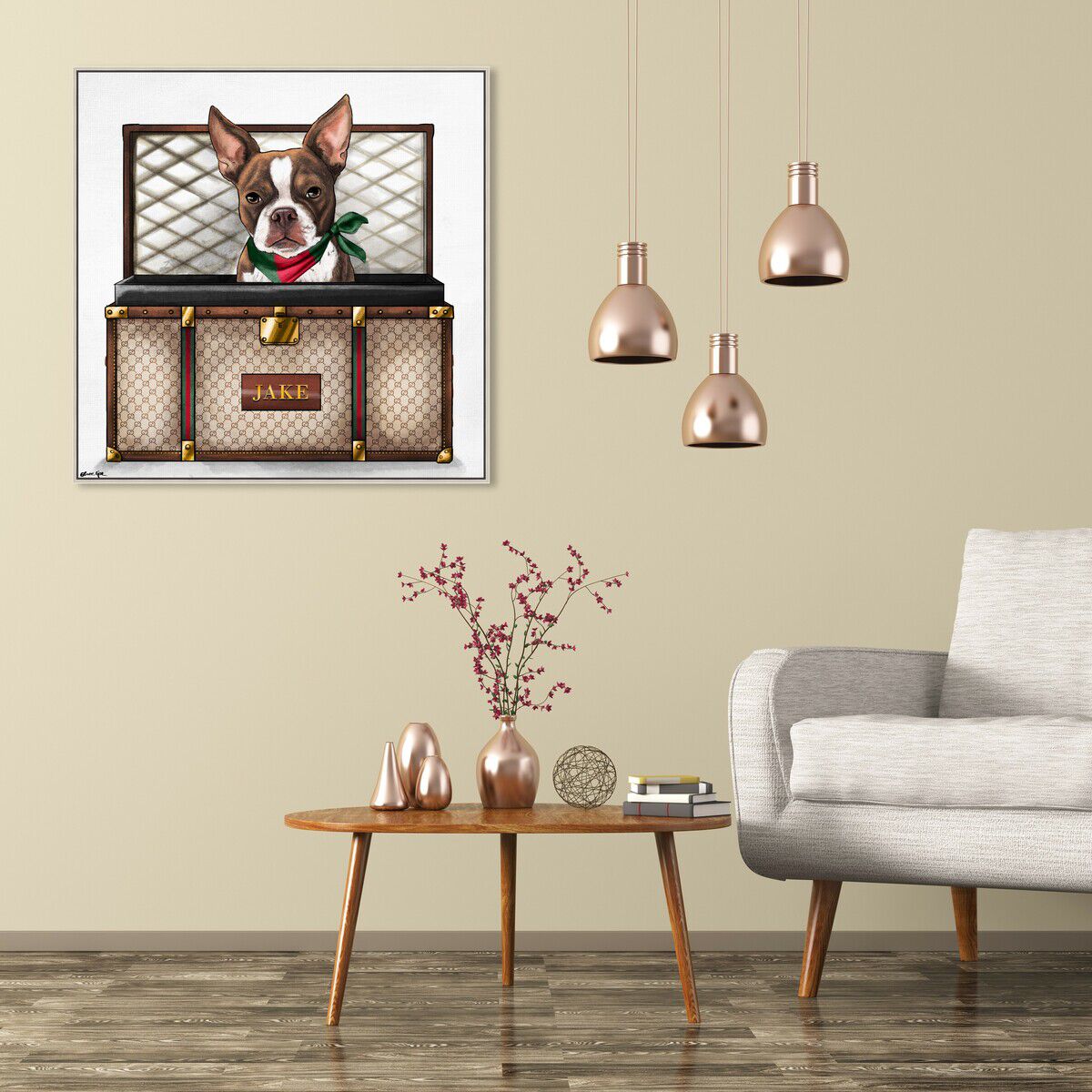 40x40/Framed Canvas/CFL