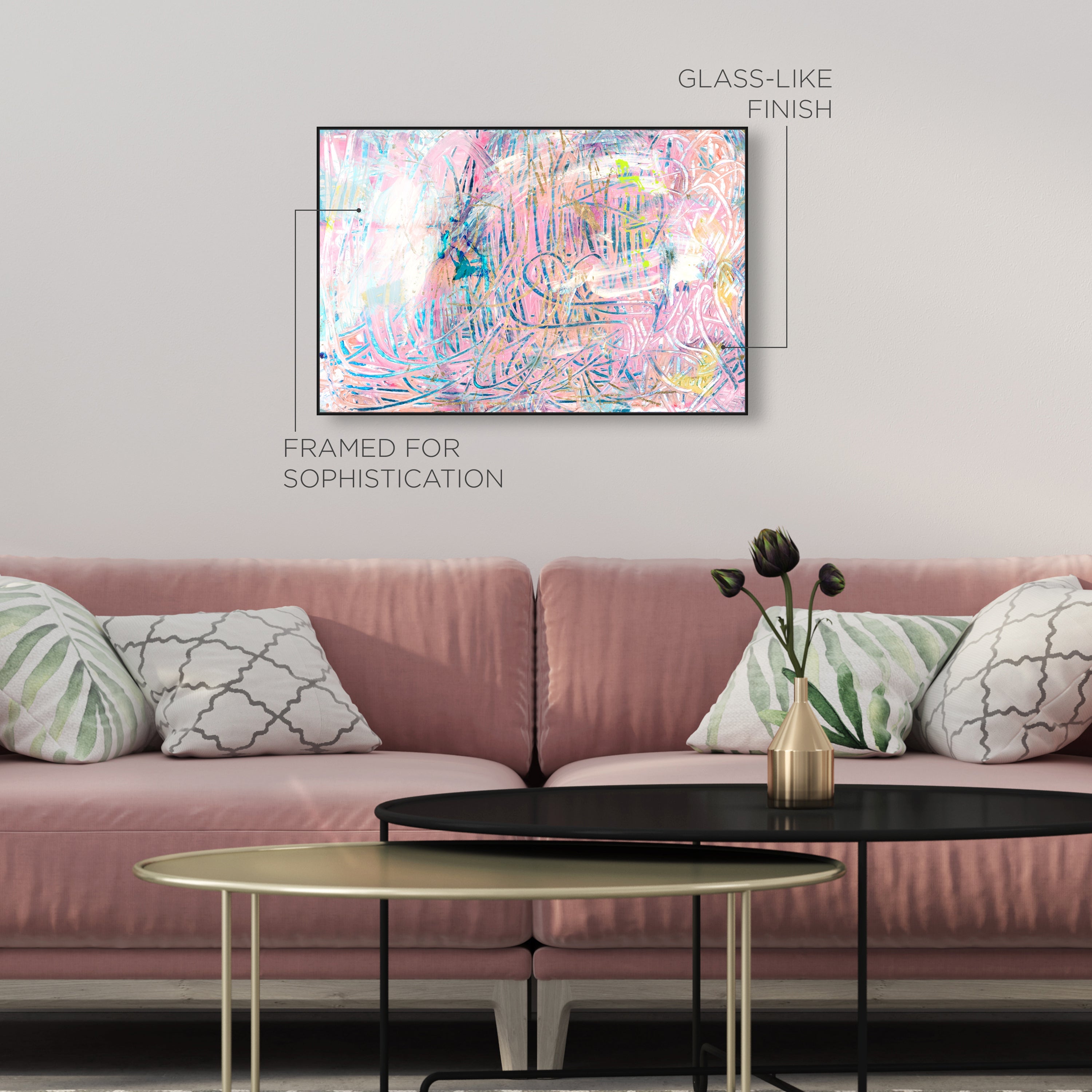 But I Never Quit | Abstract Wall Art by The Oliver Gal