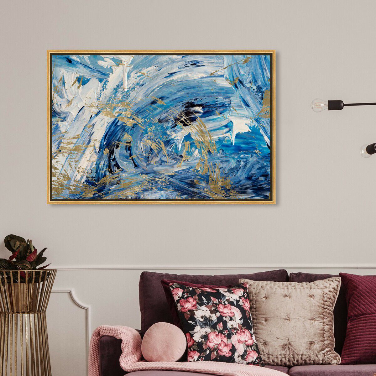 54x36/Framed Canvas/PSGLD