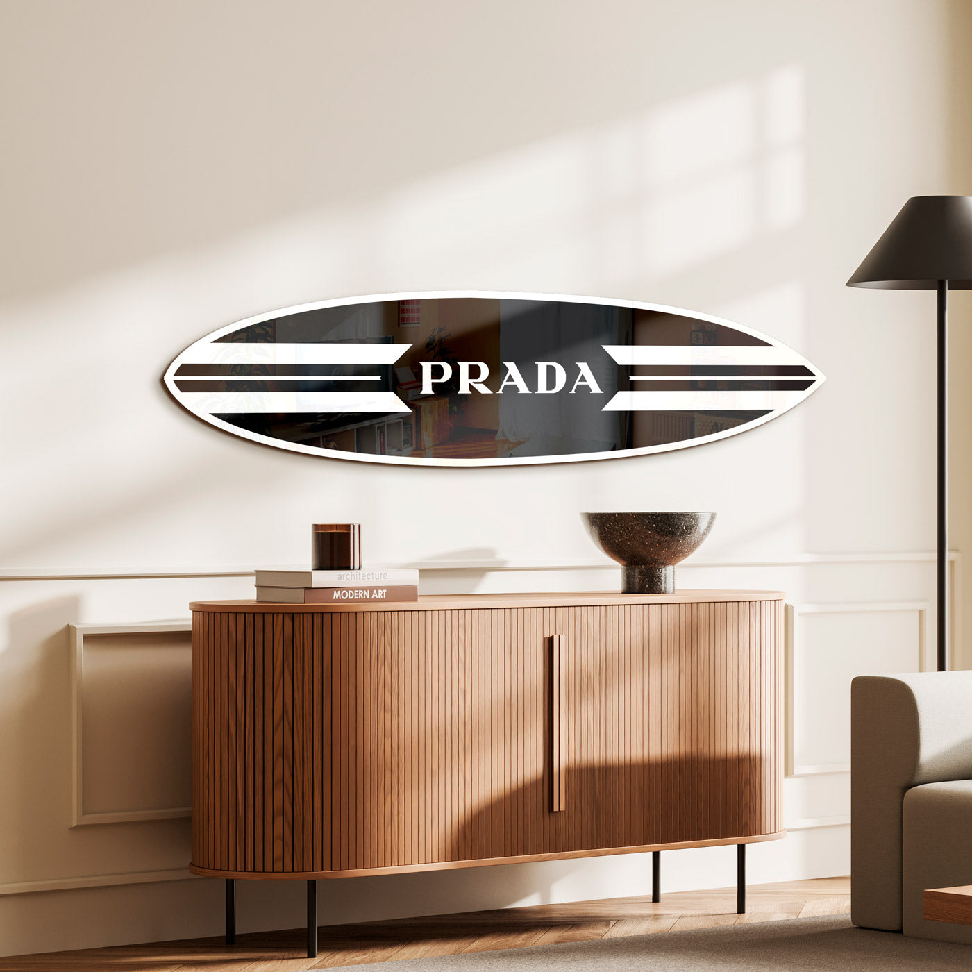 Milano Surfboard | Wall Art by The Oliver Gal