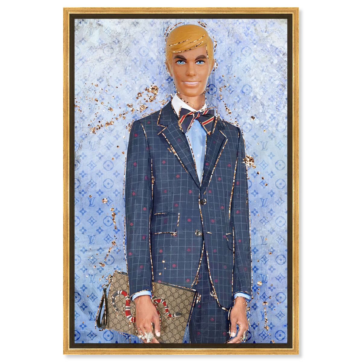 36x54/Framed Canvas/PSGLD