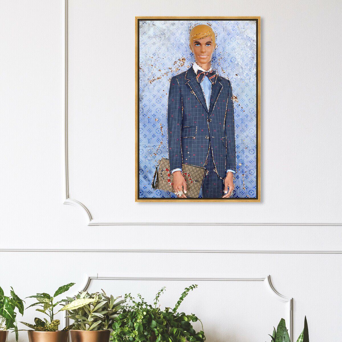 36x54/Framed Canvas/PSGLD