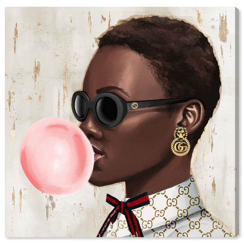 Bubble Gum Babe | Fashion and Glam Wall Art by The Oliver Gal