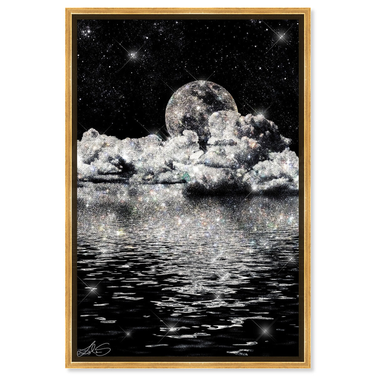 36x54/Framed Canvas/PSGLD