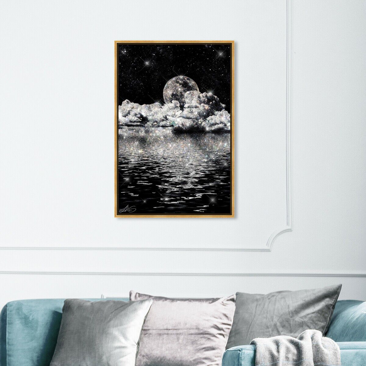 36x54/Framed Canvas/PSGLD