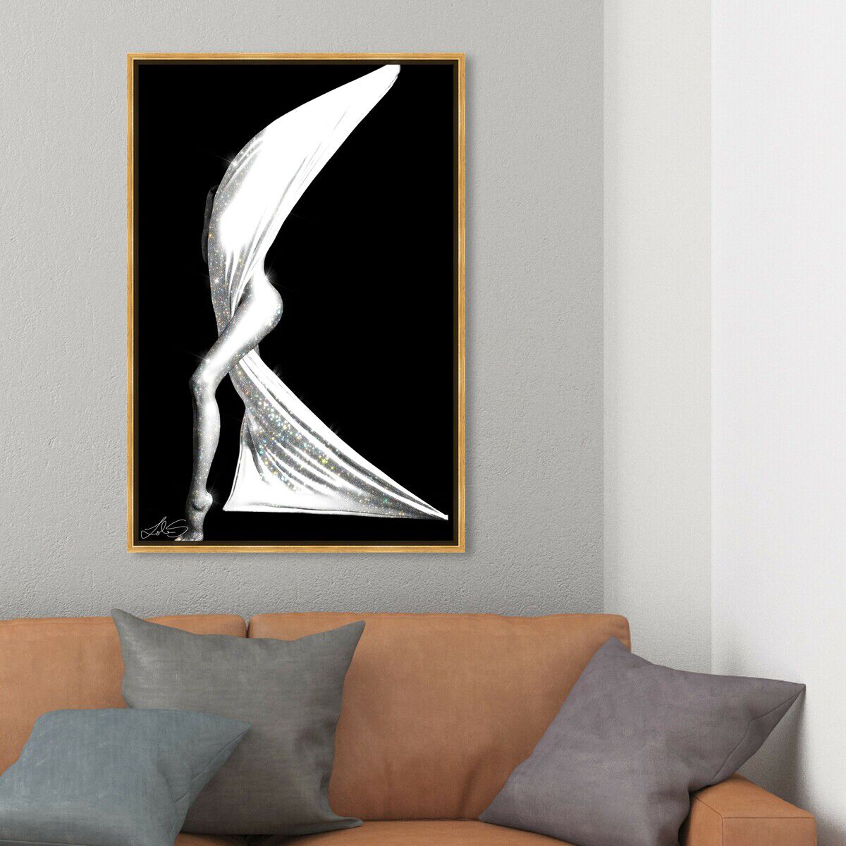 36x54/Framed Canvas/PSGLD