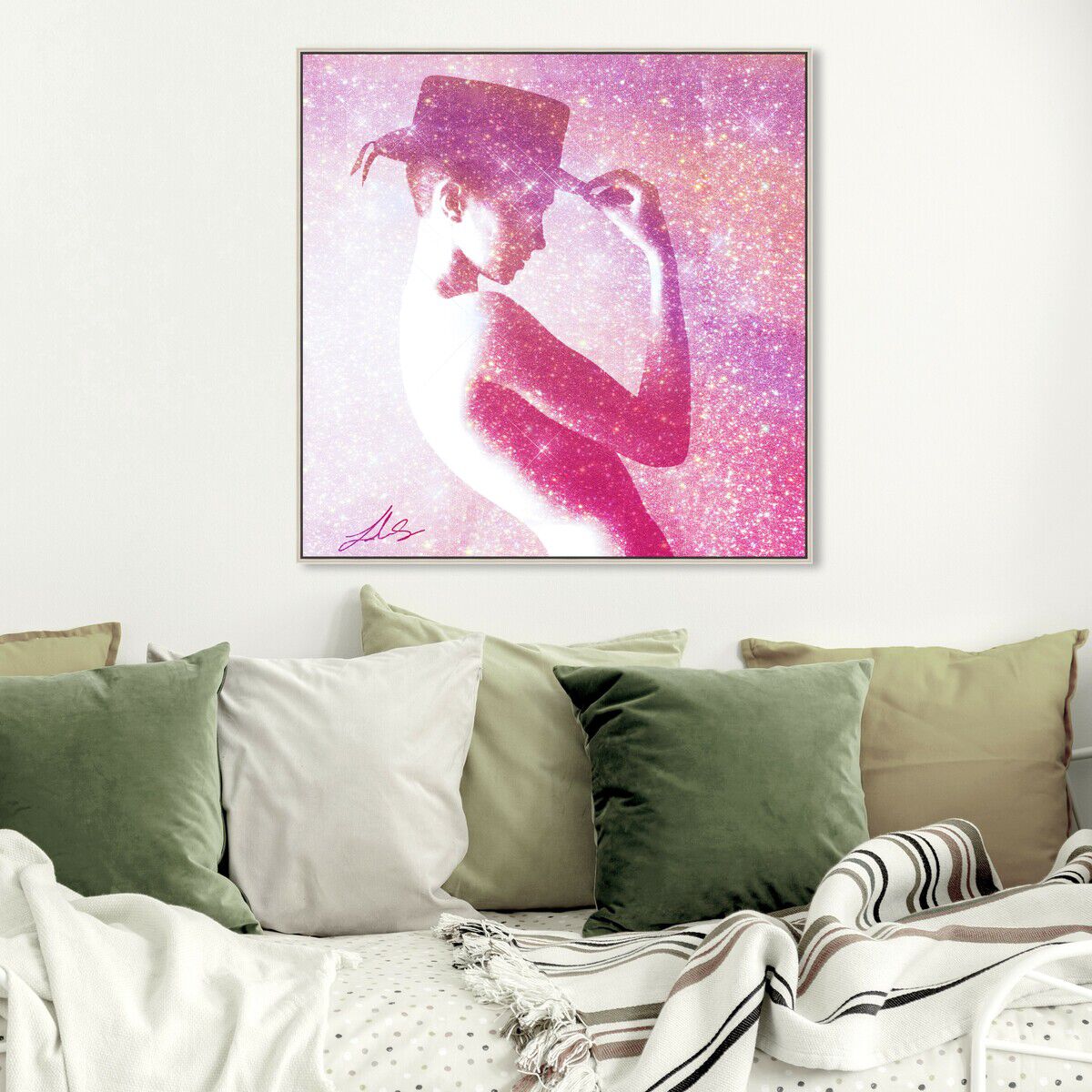 40x40/Framed Canvas/CFL