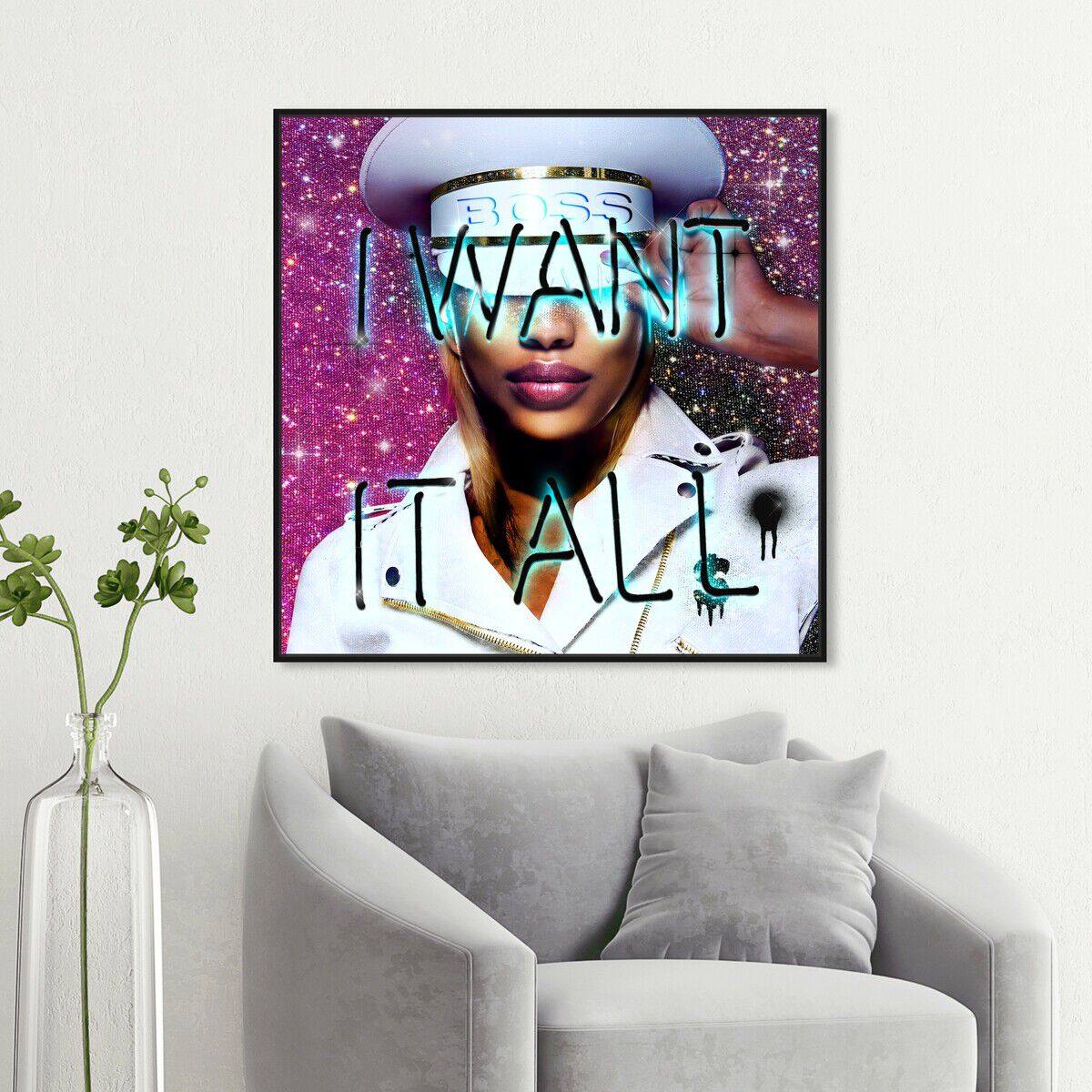 40x40/Framed Canvas/BFL