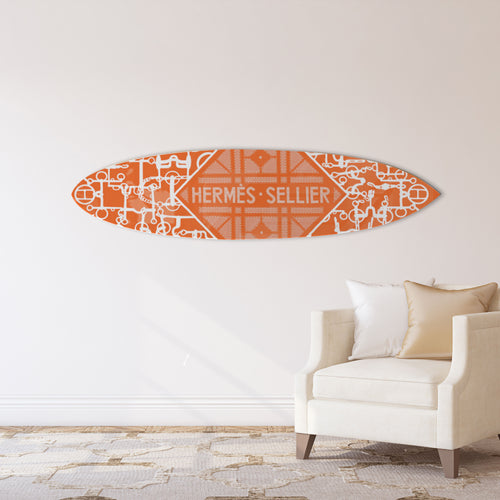 Le Luxe Surfboard Orange