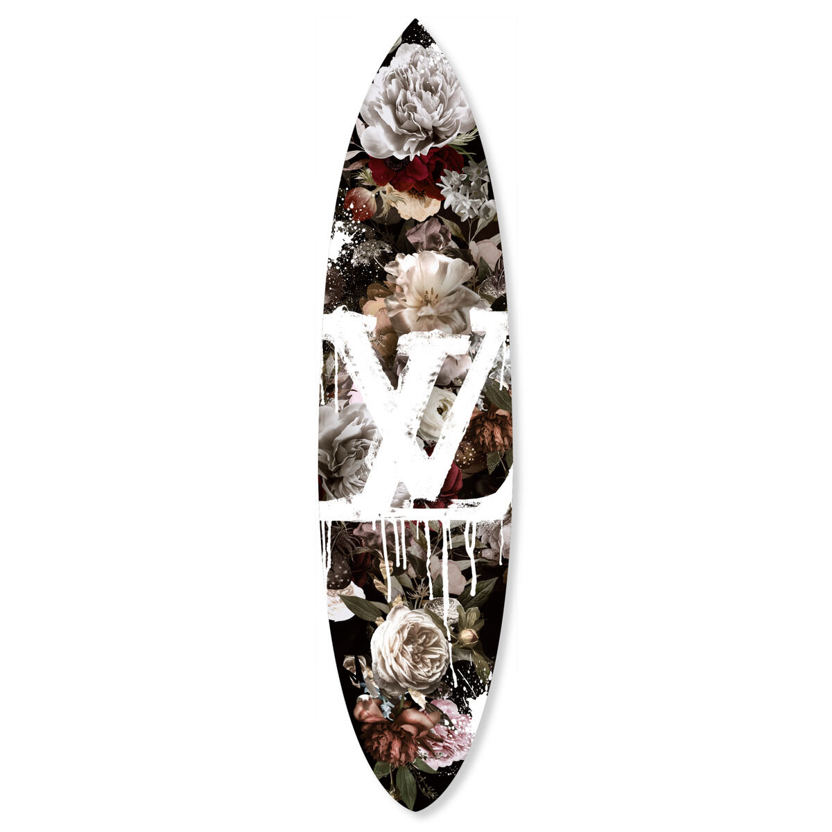 King Bloom Surfboard | Wall Art by The Oliver Gal