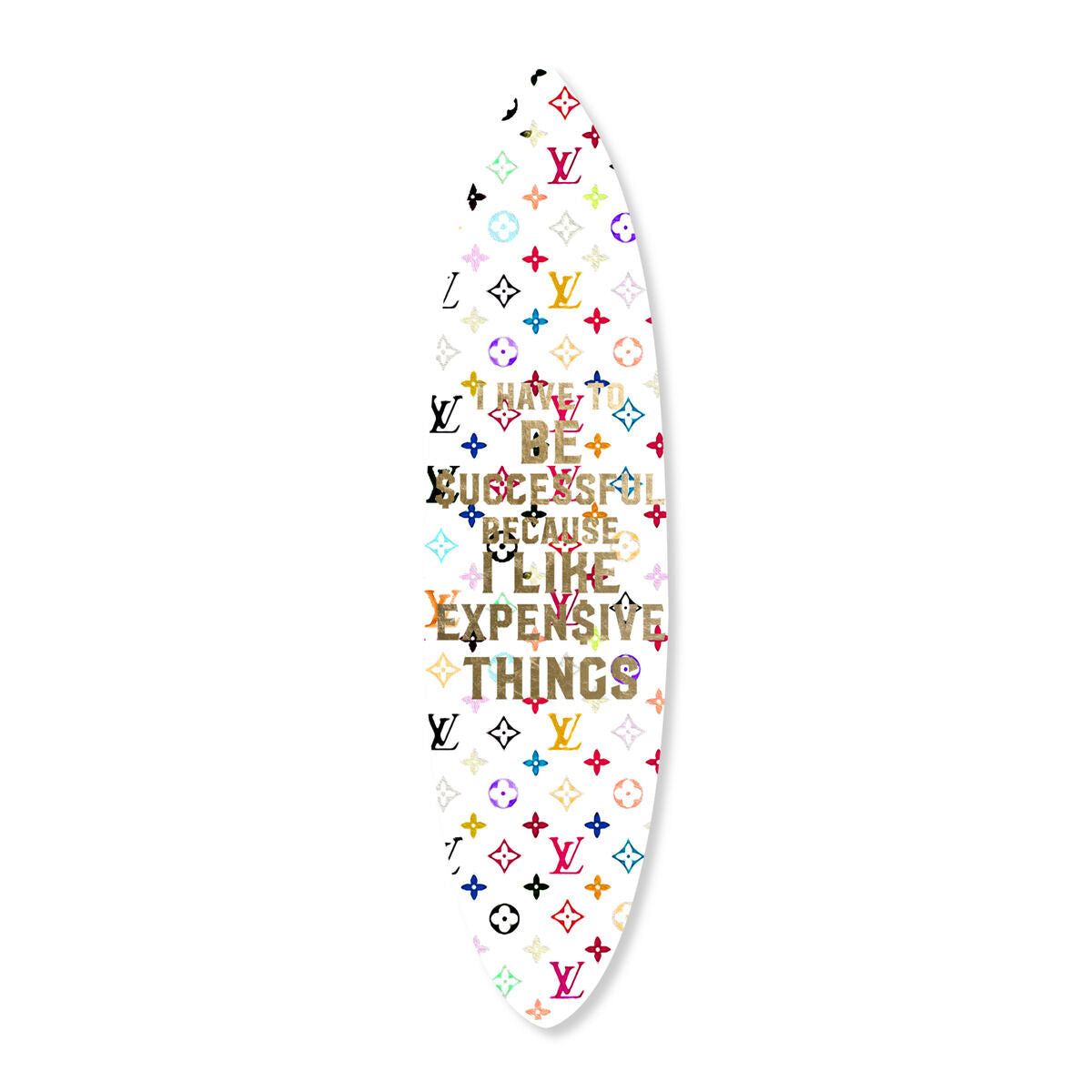 No Other Way Color Surfboard Flat