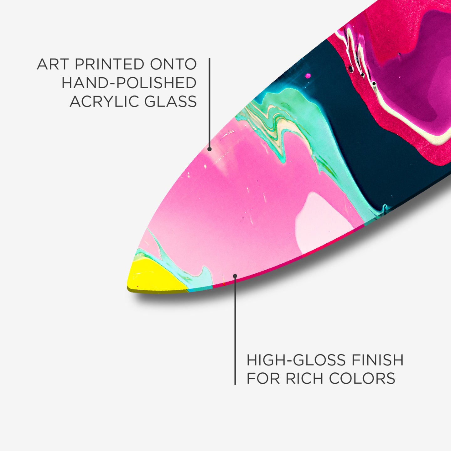 Electric Pop | Surfboard Gallery Wall