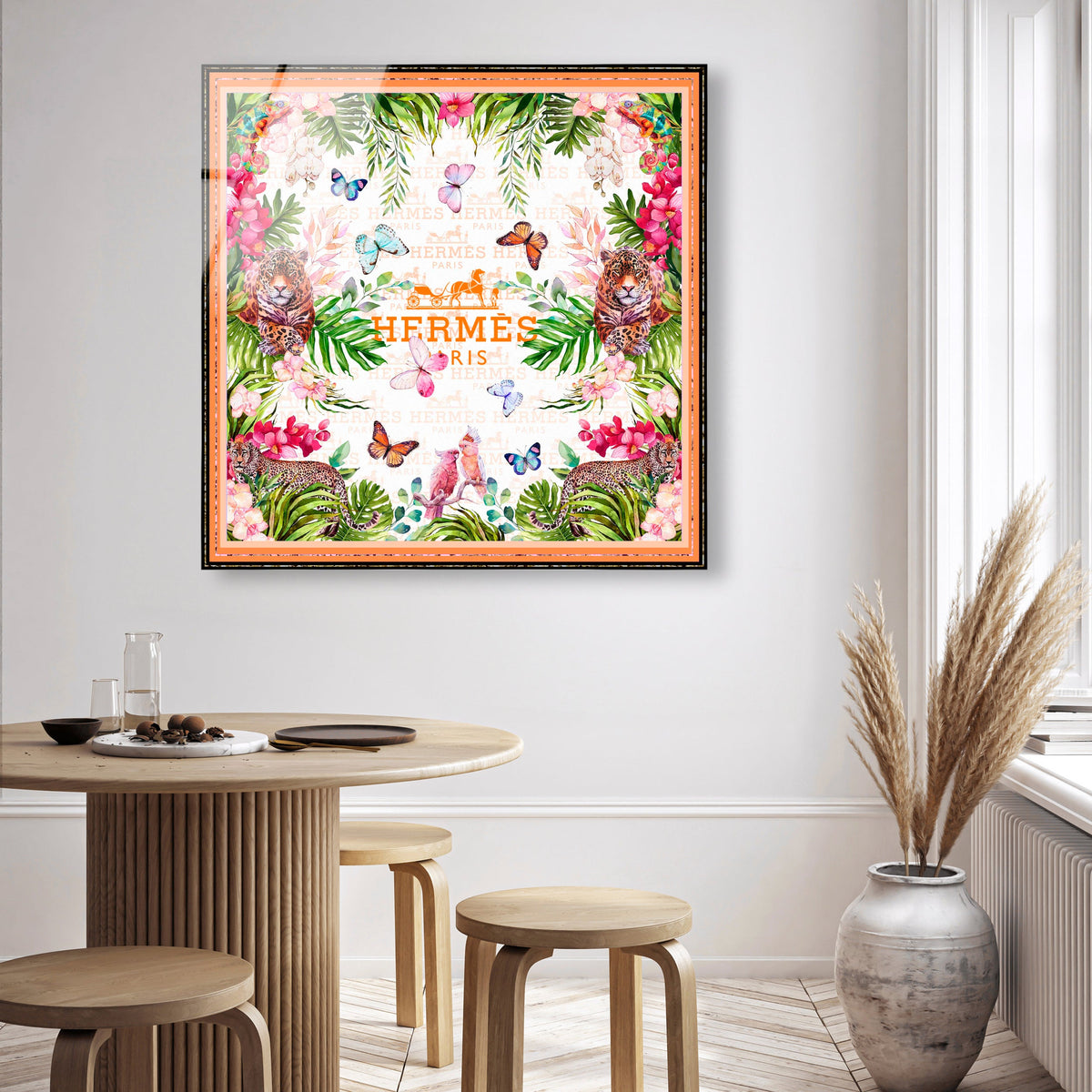 Oliver Gal　HERMES シャンパン 絵画 Jungle Parade | Wall Art by The Oliver Gal