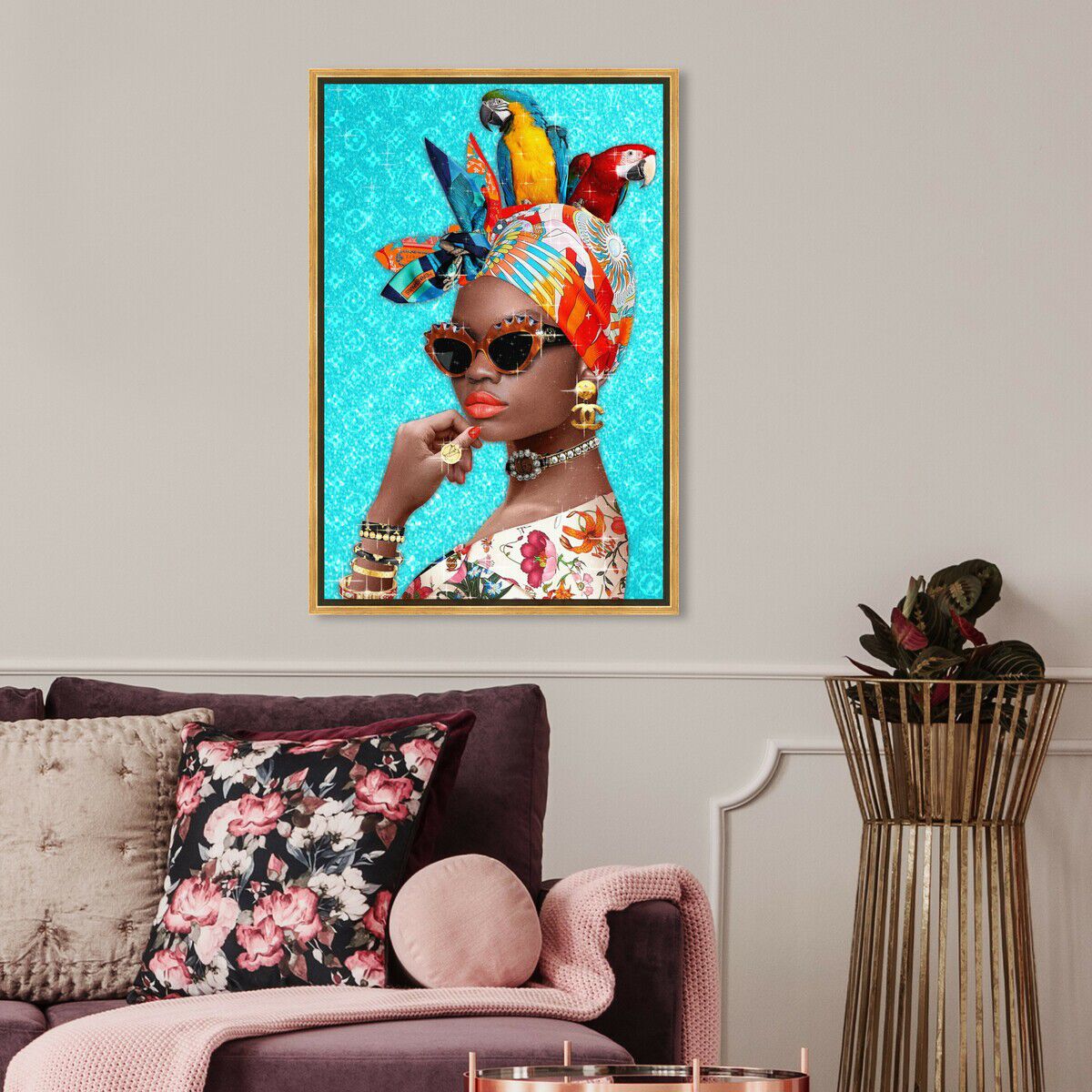 36x54/Framed Canvas/PSGLD