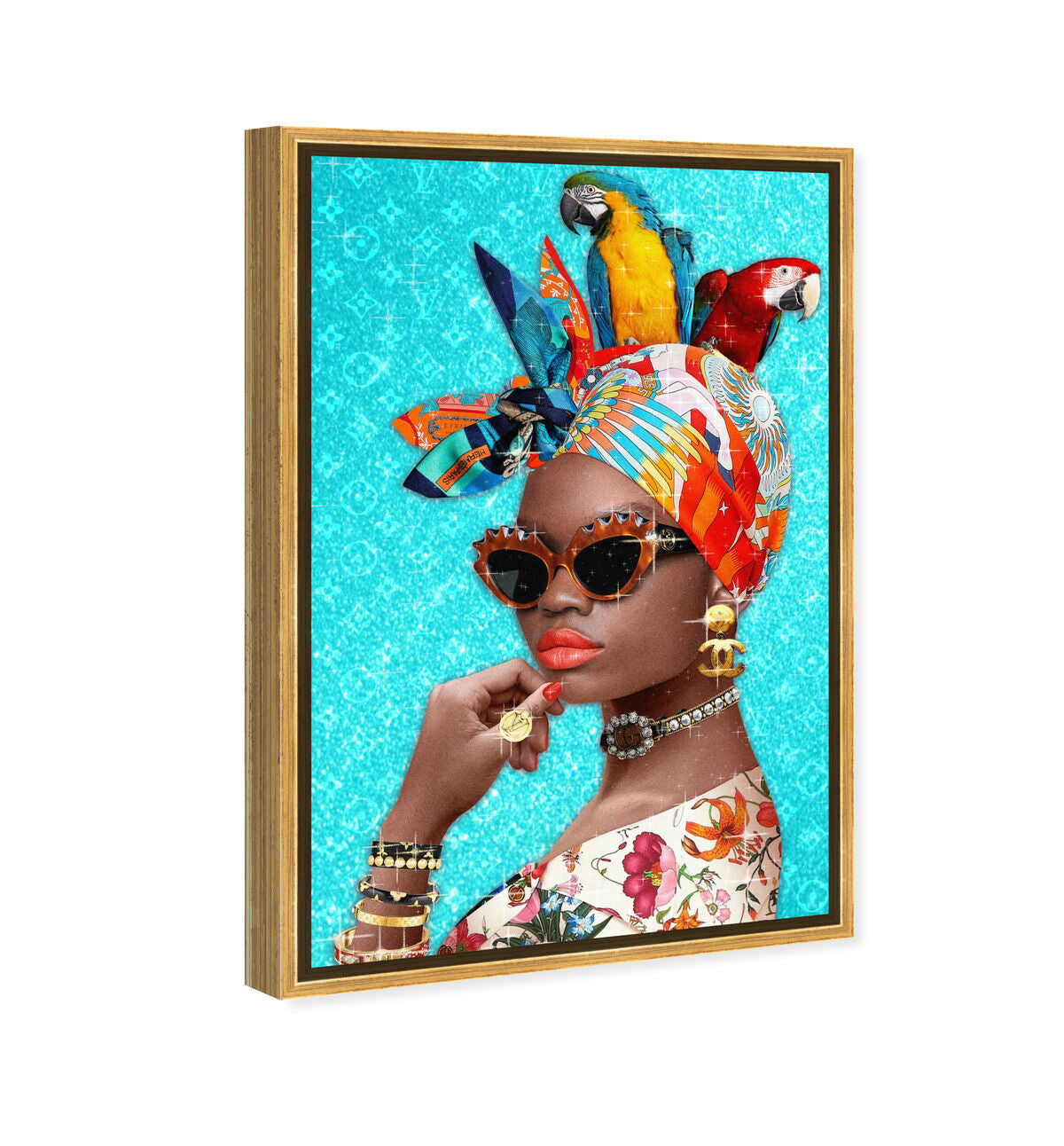36x54/Framed Canvas/PSGLD