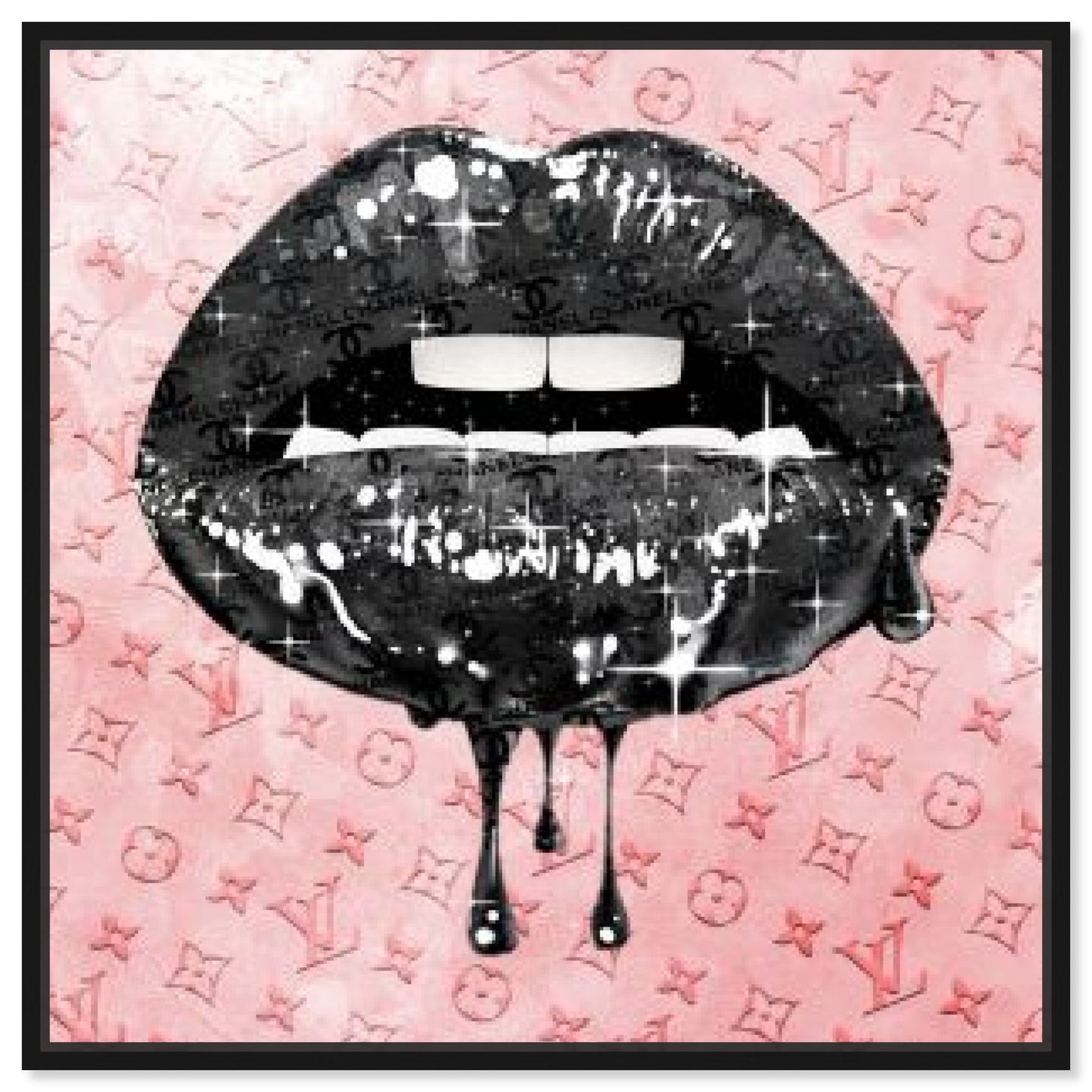 Noir and Blush Lips