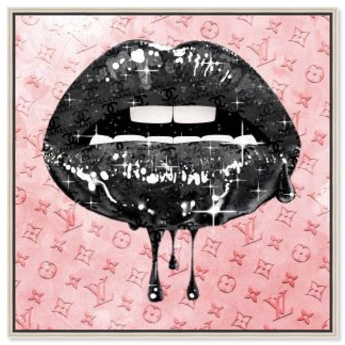 Noir and Blush Lips