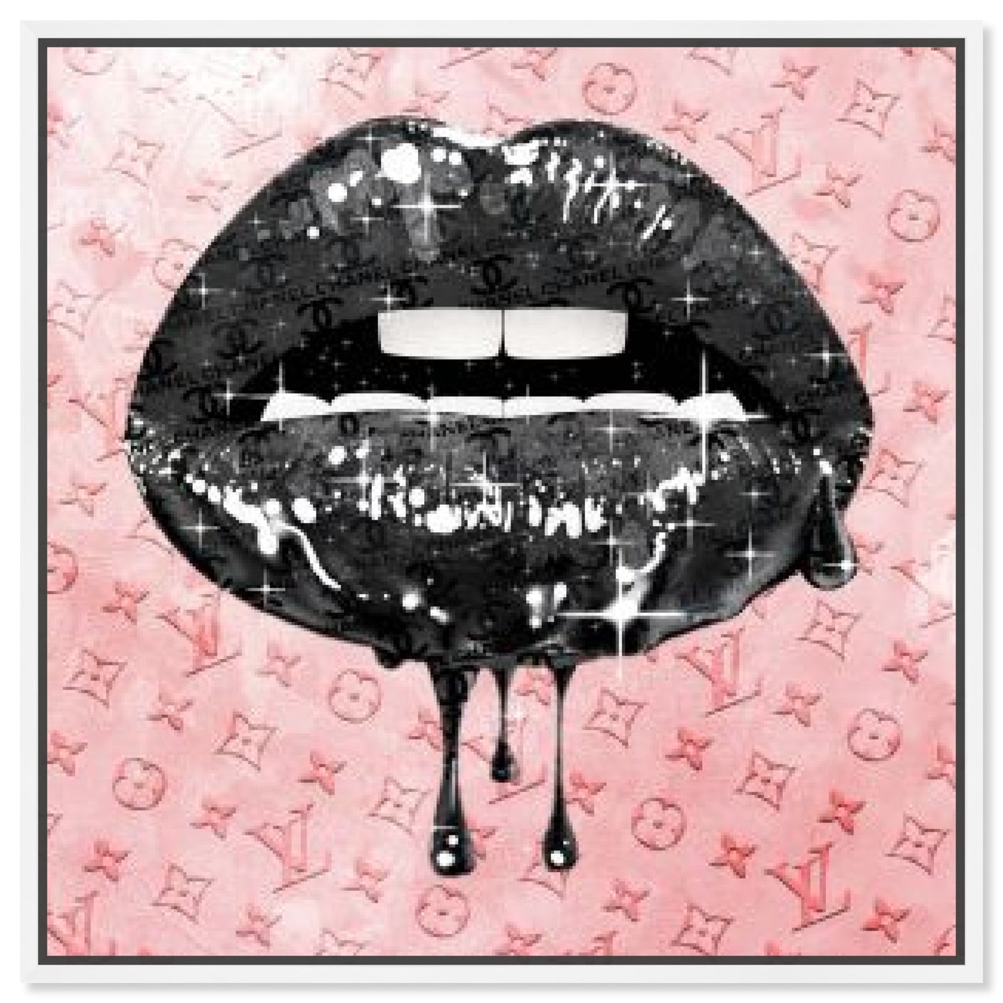 Noir and Blush Lips