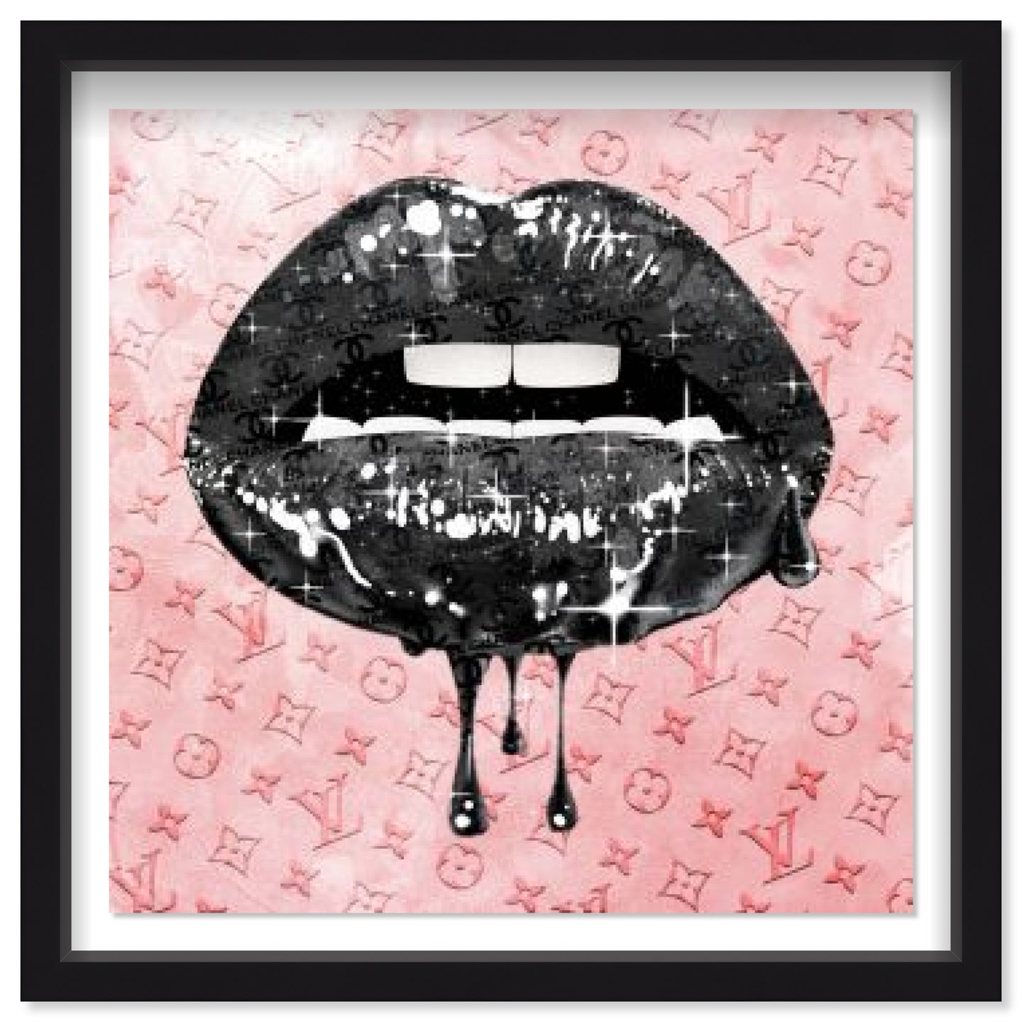 Noir and Blush Lips