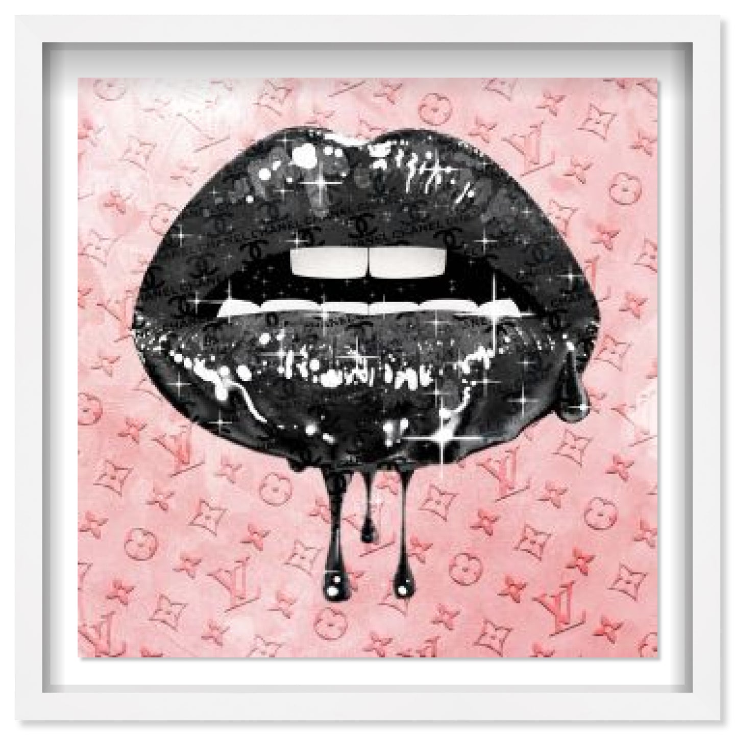 Noir and Blush Lips