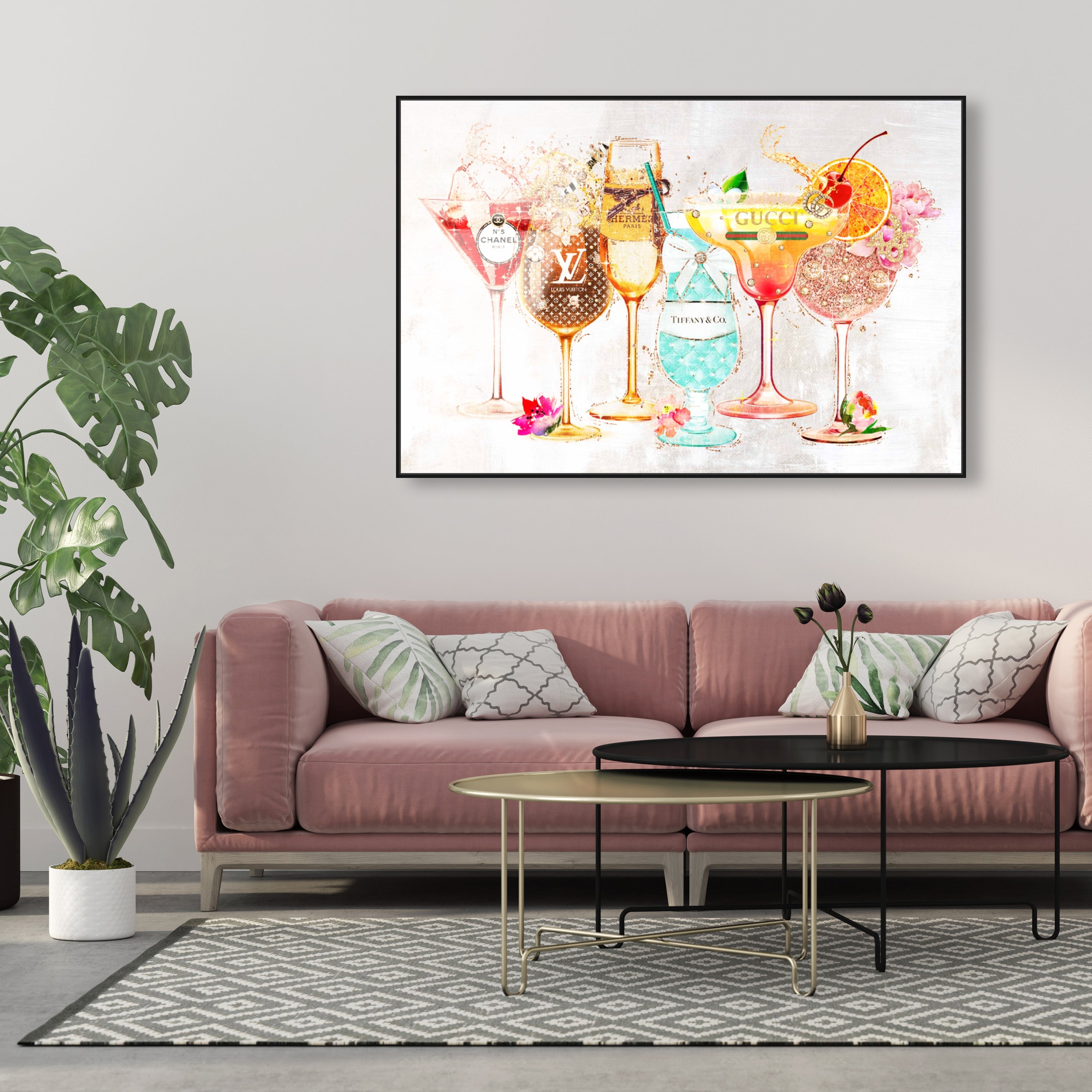Drinks, Liquor, Champagne & Cocktail Wall Art | Oliver Gal