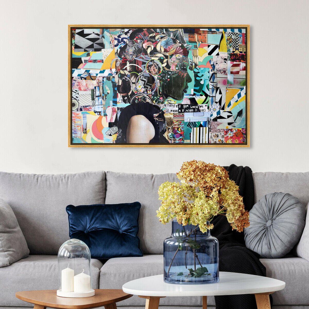 54x36/Framed Canvas/PSGLD