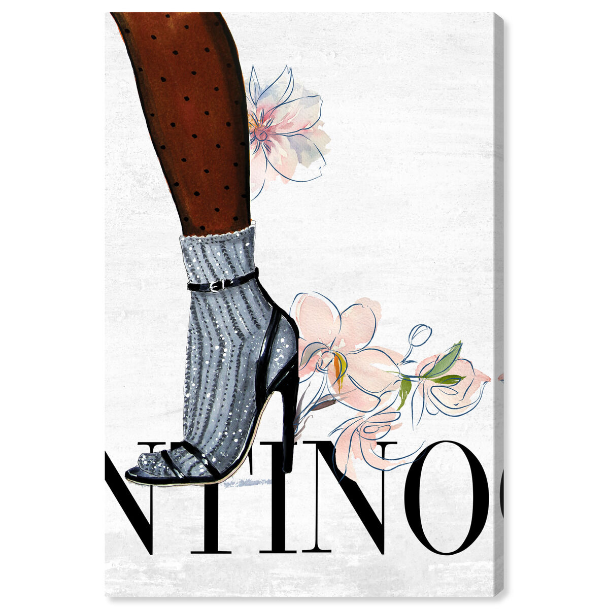 Oliver Gal 水彩画 ファッション Walking Away II | Fashion Wall Art | Oliver Gal