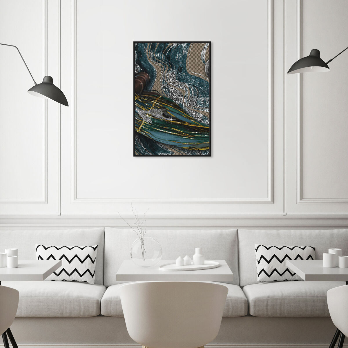 36x54/Framed Canvas/BFL